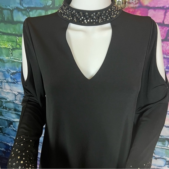 NWT Jessica Howard open V-neck A-line dress - Picture 11 of 11